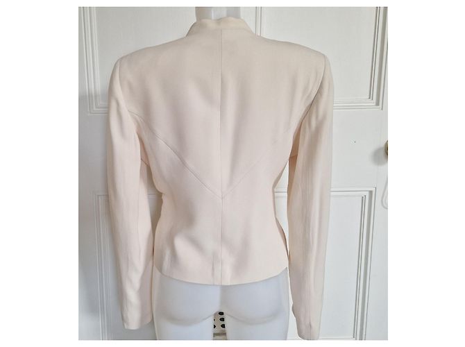 Blazer Valentino Roma beige de acetato y viscosa Rosa - vista 4