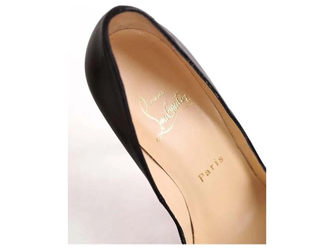 Décolleté Christian Louboutin in pelle nera taglia 36 Nero - vista 4