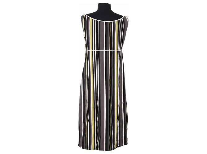 Prada Kleid aus grauer Seide - Ansicht 4