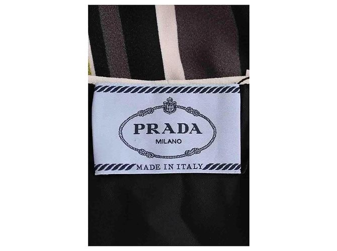Prada Kleid aus grauer Seide - Ansicht 5