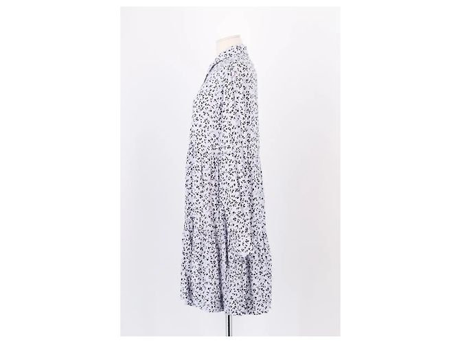 Vestido Ganni de viscosa azul - vista 3
