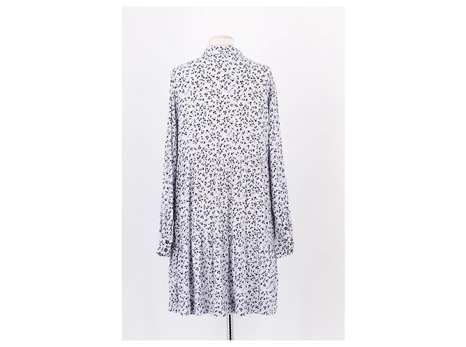 Vestido Ganni de viscosa azul - vista 4