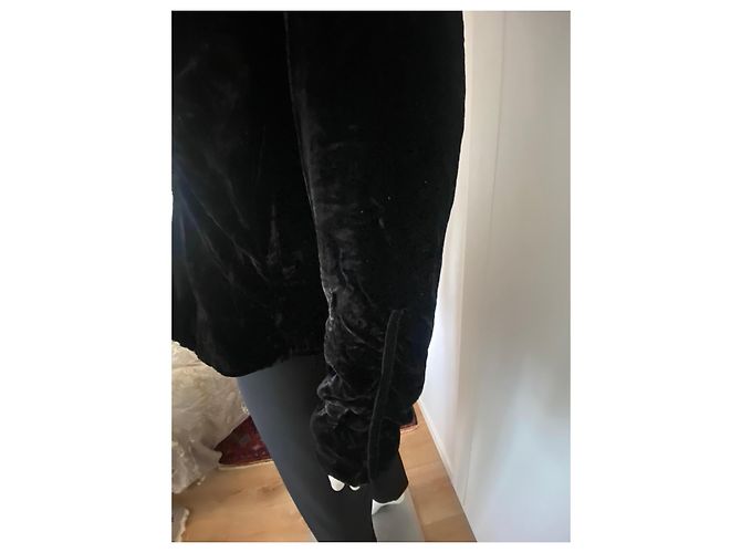 Autre Marque Chaqueta Molly Bracken de terciopelo negro - vista 5