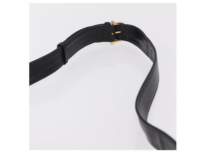 16 Céline CELINE Borsa a tracolla Horse Carriage Horsebit Pelle Nero Oro Auth 206758V D'oro - vista 14