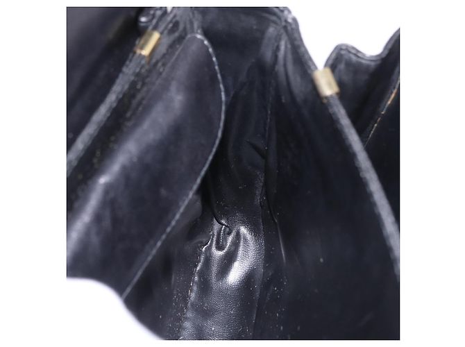 16 Céline CELINE Borsa a tracolla Horse Carriage Horsebit Pelle Nero Oro Auth 206758V D'oro - vista 23