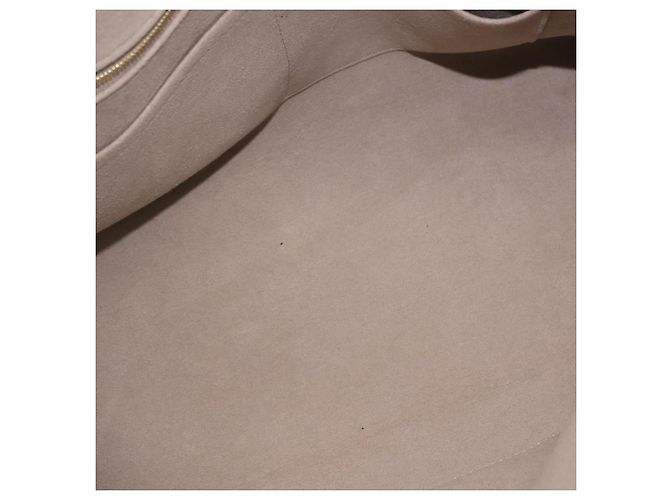 Borsa LOUIS VUITTON Monogram Empreinte Grand Palais MM Beige M45833 Auth ka6462M - vista 12