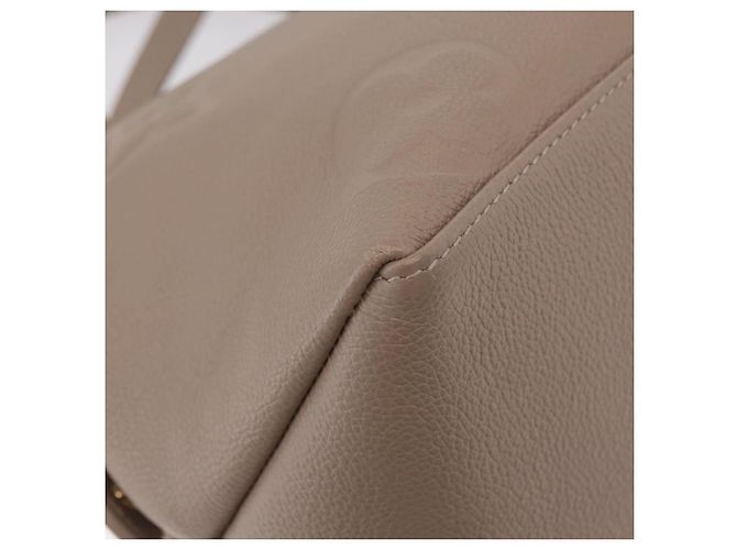 Borsa LOUIS VUITTON Monogram Empreinte Grand Palais MM Beige M45833 Auth ka6462M - vista 18