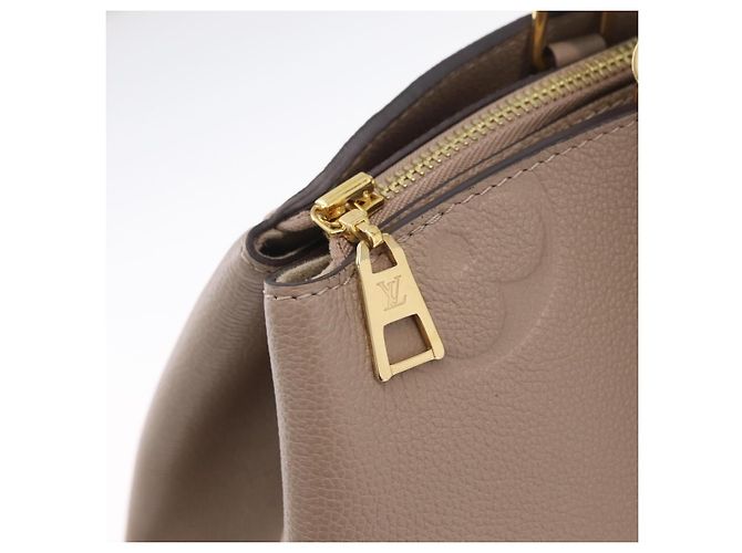 Borsa LOUIS VUITTON Monogram Empreinte Grand Palais MM Beige M45833 Auth ka6462M - vista 20