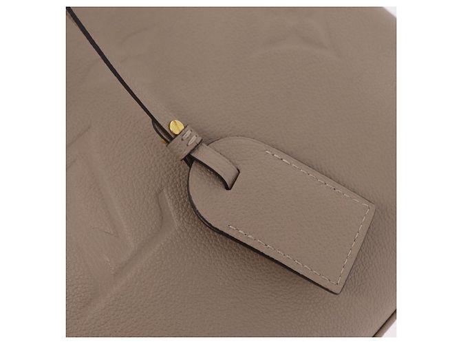 Borsa LOUIS VUITTON Monogram Empreinte Grand Palais MM Beige M45833 Auth ka6462M - vista 22