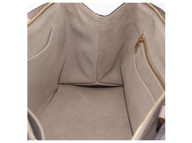 Borsa LOUIS VUITTON Monogram Empreinte Grand Palais MM Beige M45833 Auth ka6462M - vista 25