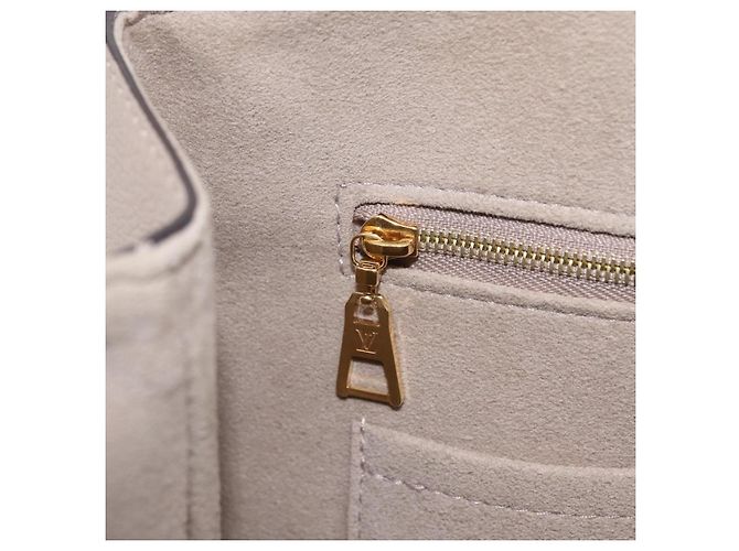 Borsa LOUIS VUITTON Monogram Empreinte Grand Palais MM Beige M45833 Auth ka6462M - vista 26