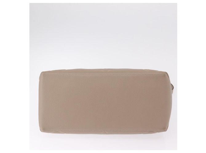 Borsa LOUIS VUITTON Monogram Empreinte Grand Palais MM Beige M45833 Auth ka6462M - vista 5