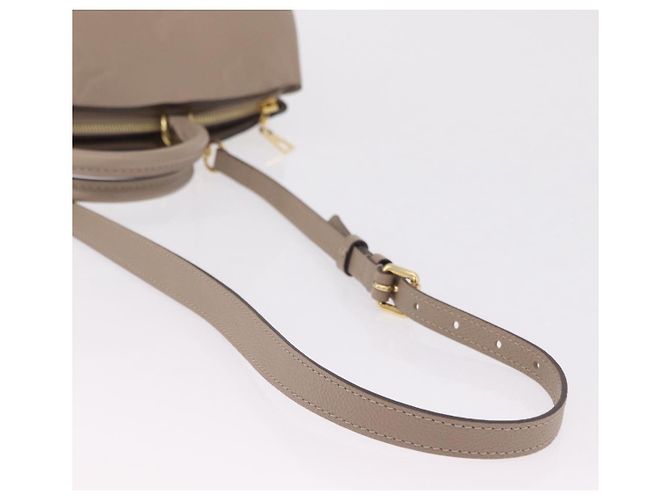 Borsa LOUIS VUITTON Monogram Empreinte Grand Palais MM Beige M45833 Auth ka6462M - vista 8