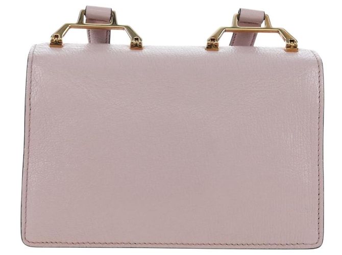 Borsa a tracolla Miu Miu Pelle Rosa Oro 5BH087 Auth 207201M D'oro - vista 2