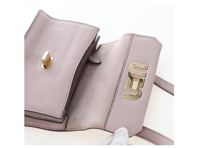 Borsa a tracolla Miu Miu Pelle Rosa Oro 5BH087 Auth 207201M D'oro - vista 22