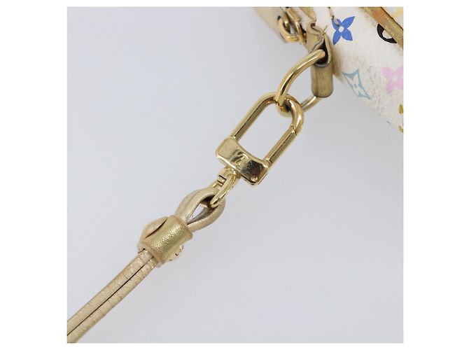 LOUIS VUITTON Monogram Multicolor Kate Clutch Bag White M55212 LV Auth LN088V Weiß - Ansicht 17