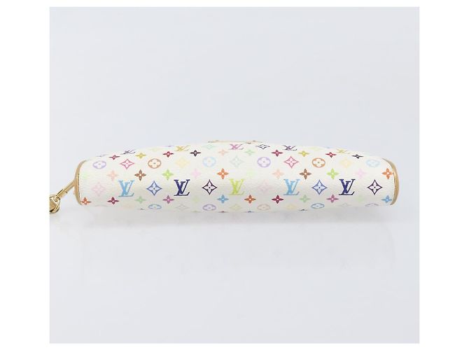 LOUIS VUITTON Monogram Multicolor Kate Clutch Bag White M55212 LV Auth LN088V Weiß - Ansicht 6