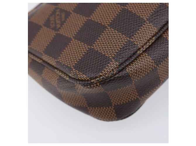 LOUIS VUITTON Damier Ebene Pochette Accessoires Pouch N41206 LV Auth 206918V - vista 16