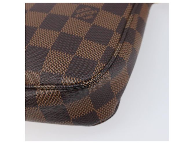 LOUIS VUITTON Damier Ebene Pochette Accessoires Pouch N41206 LV Auth 206918V - vista 17