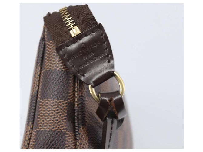 LOUIS VUITTON Damier Ebene Pochette Accessoires Pouch N41206 LV Auth 206918V - vista 19
