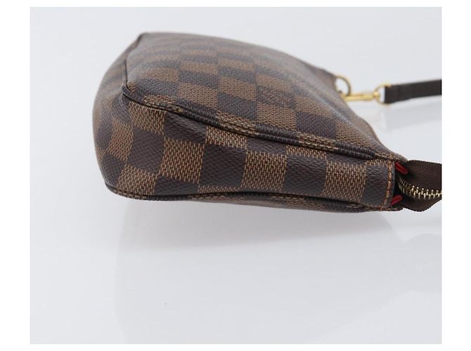 LOUIS VUITTON Damier Ebene Pochette Accessoires Pouch N41206 LV Auth 206918V - vista 3