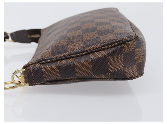 LOUIS VUITTON Damier Ebene Pochette Accessoires Pouch N41206 LV Auth 206918V - vista 4
