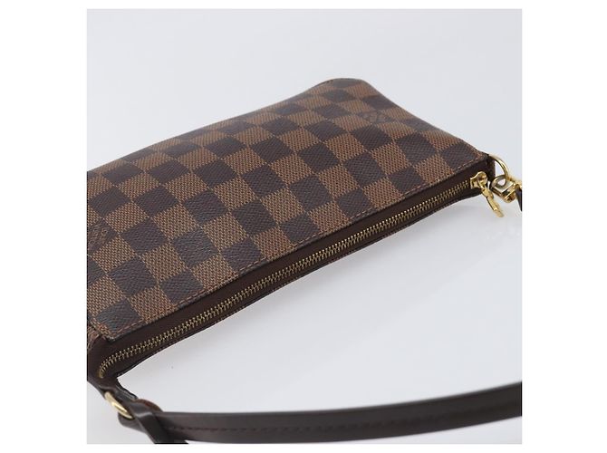 LOUIS VUITTON Damier Ebene Pochette Accessoires Pouch N41206 LV Auth 206918V - vista 6