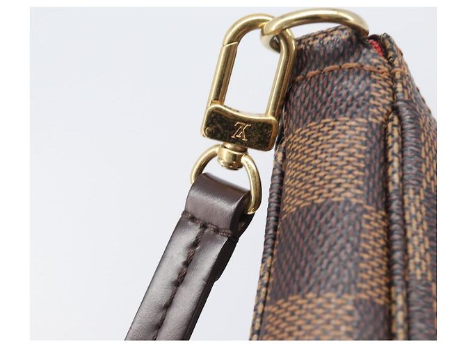 LOUIS VUITTON Damier Ebene Pochette Accessoires Pouch N41206 LV Auth 206918V - vista 9