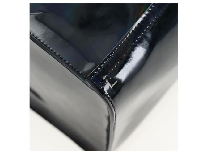 GIVENCHY Pandora Schultertasche Lackleder Schwarz Silber Auth gh2410A - Ansicht 10