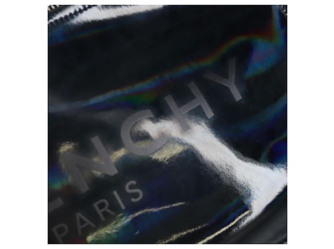 GIVENCHY Pandora Schultertasche Lackleder Schwarz Silber Auth gh2410A - Ansicht 18