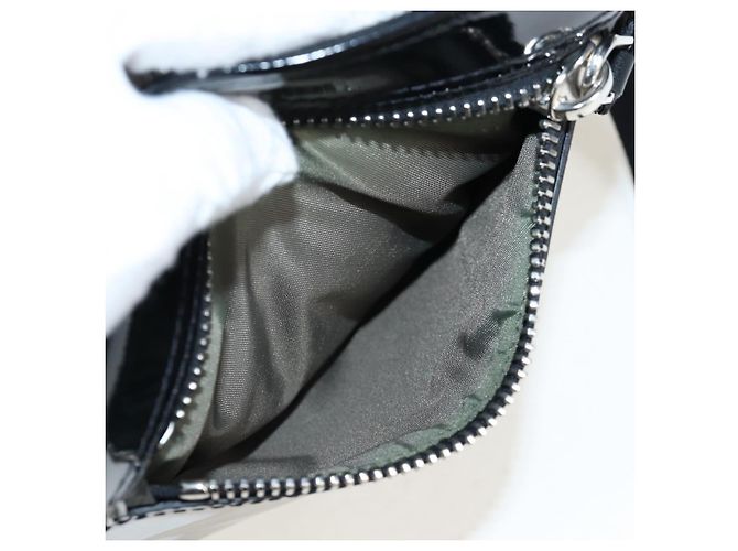 GIVENCHY Pandora Schultertasche Lackleder Schwarz Silber Auth gh2410A - Ansicht 20