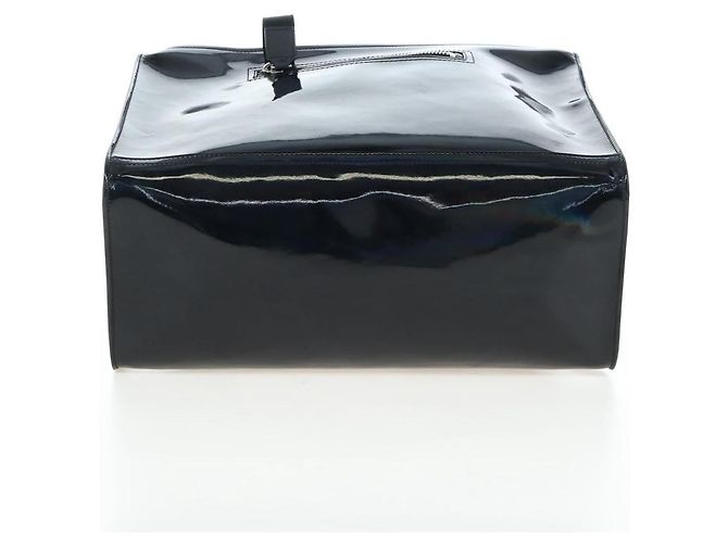 GIVENCHY Pandora Schultertasche Lackleder Schwarz Silber Auth gh2410A - Ansicht 5