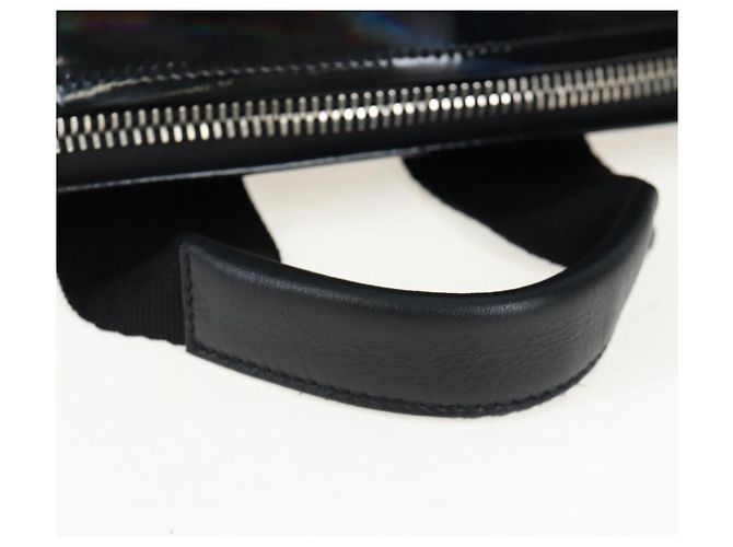 GIVENCHY Pandora Schultertasche Lackleder Schwarz Silber Auth gh2410A - Ansicht 7