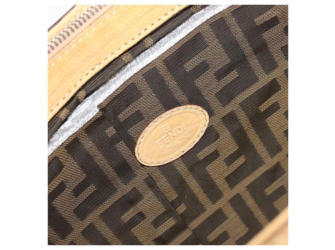 FENDI Celeria Schultertasche aus Leder Beige Silber 8BT113 Auth BA16119 - Ansicht 19