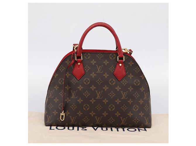 Bolsa LOUIS VUITTON Monogram Alma Bag Into Bag Red M41779 LV Auth ep16347V Vermelho Monograma - vista 12