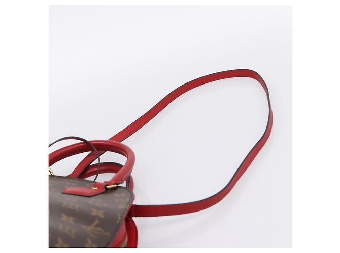 Bolsa LOUIS VUITTON Monogram Alma Bag Into Bag Red M41779 LV Auth ep16347V Vermelho Monograma - vista 15