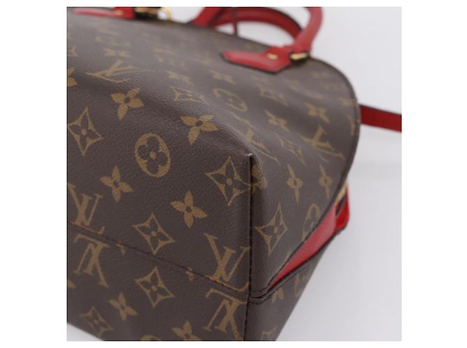Bolsa LOUIS VUITTON Monogram Alma Bag Into Bag Red M41779 LV Auth ep16347V Vermelho Monograma - vista 16