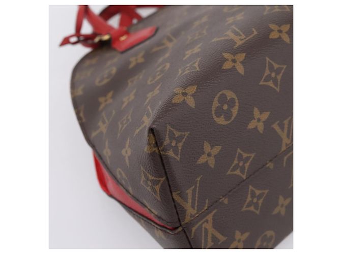 Bolsa LOUIS VUITTON Monogram Alma Bag Into Bag Red M41779 LV Auth ep16347V Vermelho Monograma - vista 17
