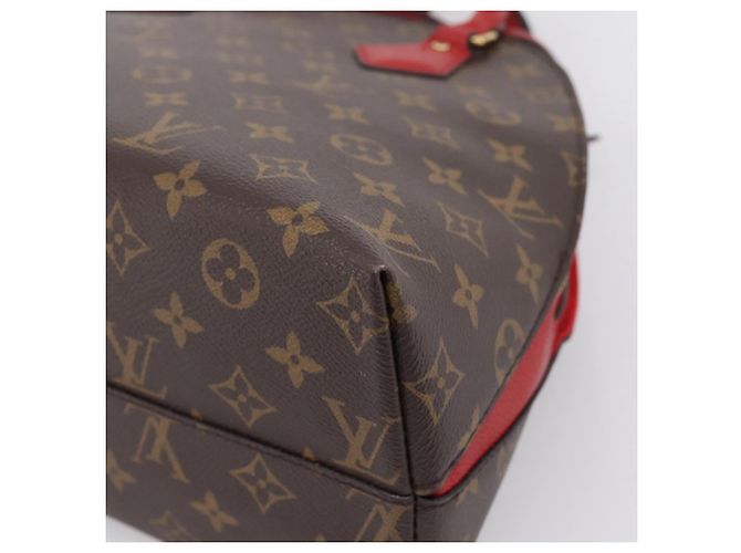 Bolsa LOUIS VUITTON Monogram Alma Bag Into Bag Red M41779 LV Auth ep16347V Vermelho Monograma - vista 18