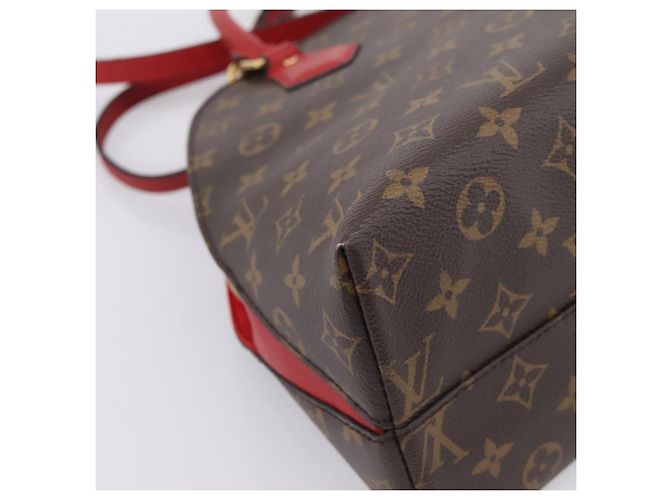 Bolsa LOUIS VUITTON Monogram Alma Bag Into Bag Red M41779 LV Auth ep16347V Vermelho Monograma - vista 19