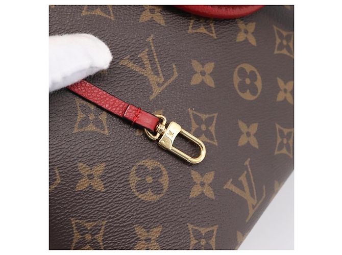 Bolsa LOUIS VUITTON Monogram Alma Bag Into Bag Red M41779 LV Auth ep16347V Vermelho Monograma - vista 21