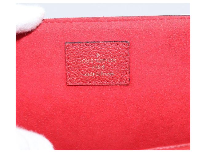 Bolsa LOUIS VUITTON Monogram Alma Bag Into Bag Red M41779 LV Auth ep16347V Vermelho Monograma - vista 22