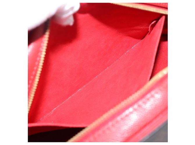 Bolsa LOUIS VUITTON Monogram Alma Bag Into Bag Red M41779 LV Auth ep16347V Vermelho Monograma - vista 25