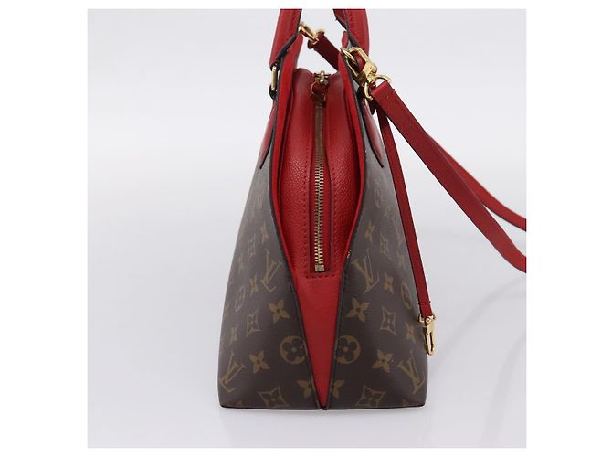 Bolsa LOUIS VUITTON Monogram Alma Bag Into Bag Red M41779 LV Auth ep16347V Vermelho Monograma - vista 3