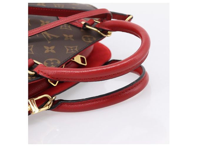 Bolsa LOUIS VUITTON Monogram Alma Bag Into Bag Red M41779 LV Auth ep16347V Vermelho Monograma - vista 7