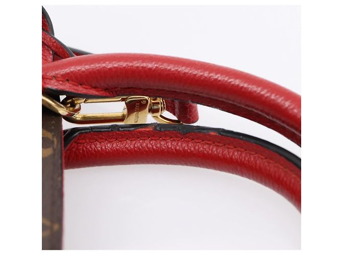 Bolsa LOUIS VUITTON Monogram Alma Bag Into Bag Red M41779 LV Auth ep16347V Vermelho Monograma - vista 8