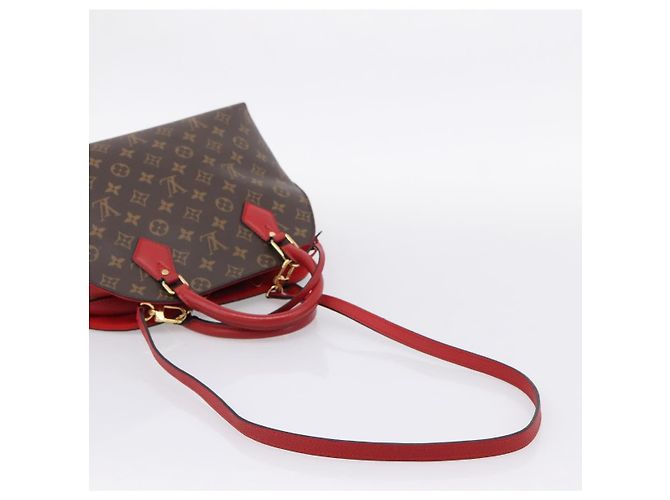 Bolsa LOUIS VUITTON Monogram Alma Bag Into Bag Red M41779 LV Auth ep16347V Vermelho Monograma - vista 9