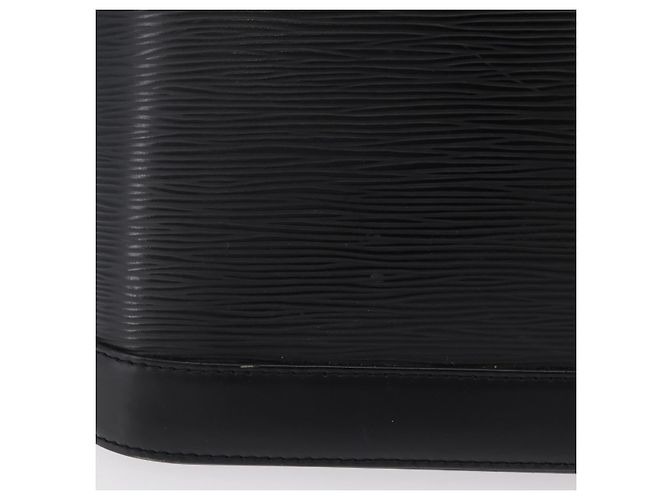 LOUIS VUITTON Epi Alma Hand Bag Noir Black M52142 LV Auth BA16001A Negro - vista 2