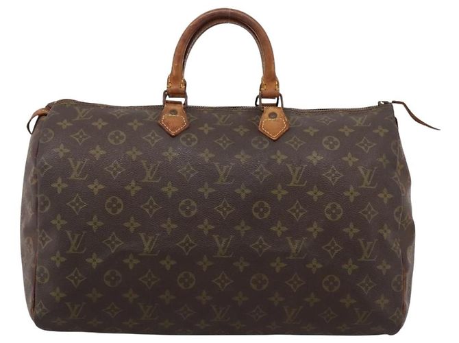 LOUIS VUITTON Monogram Speedy 40 Hand Bag M41522 LV Auth 205112 Monograma - vista 13