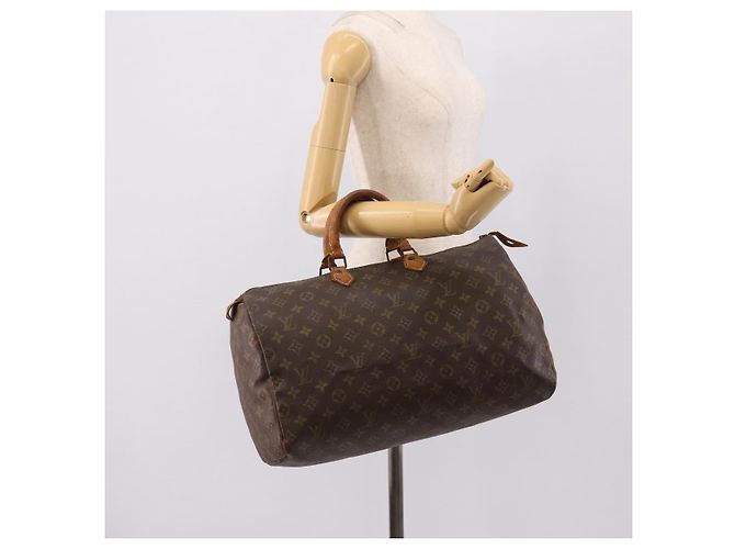 LOUIS VUITTON Monogram Speedy 40 Hand Bag M41522 LV Auth 205112 Monograma - vista 20